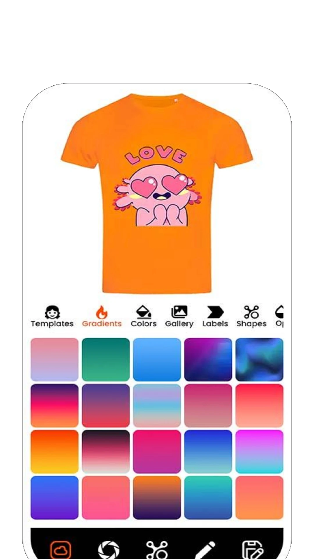 T-Shirt Design screenshot