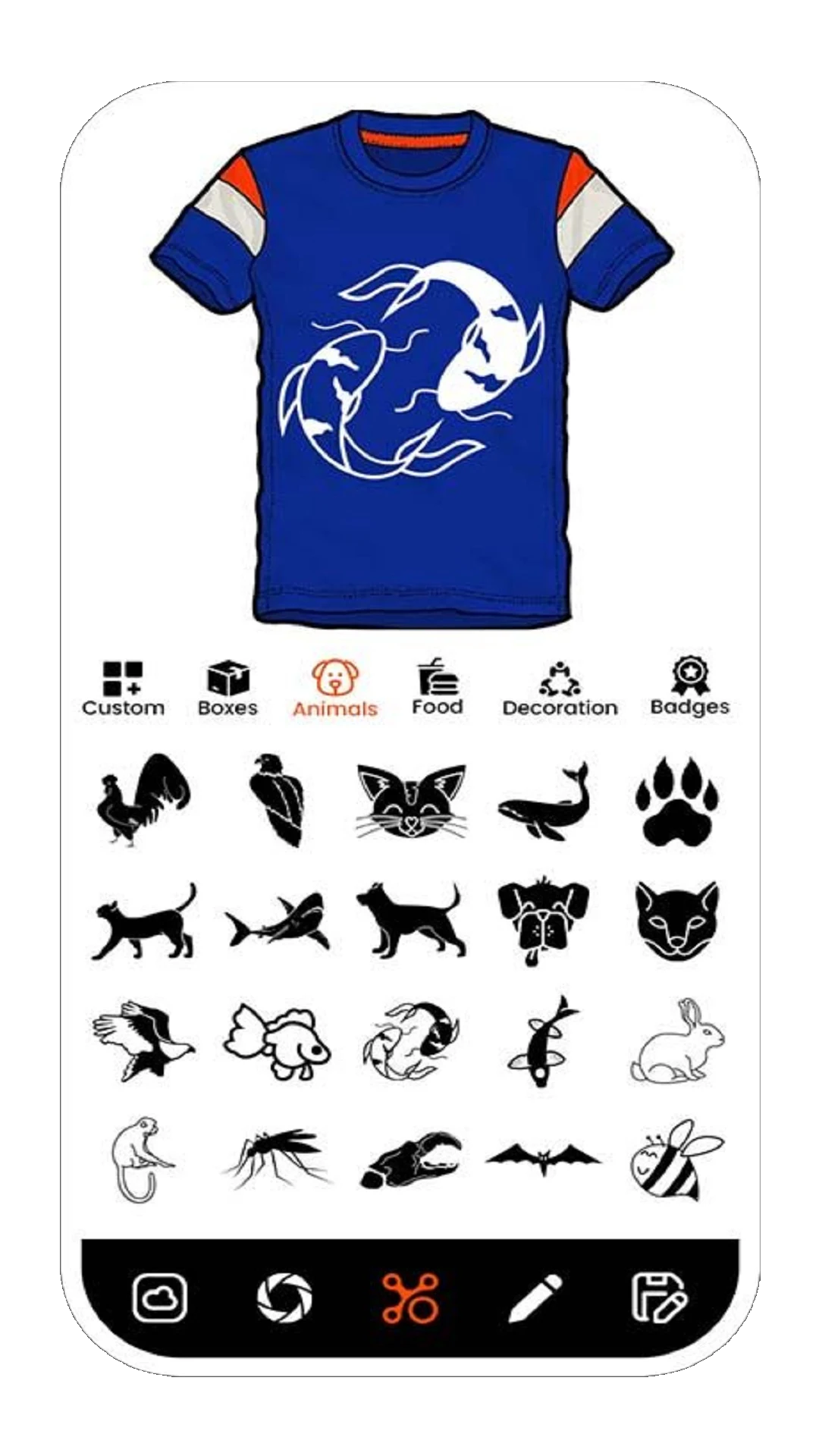 T-Shirt Design screenshot