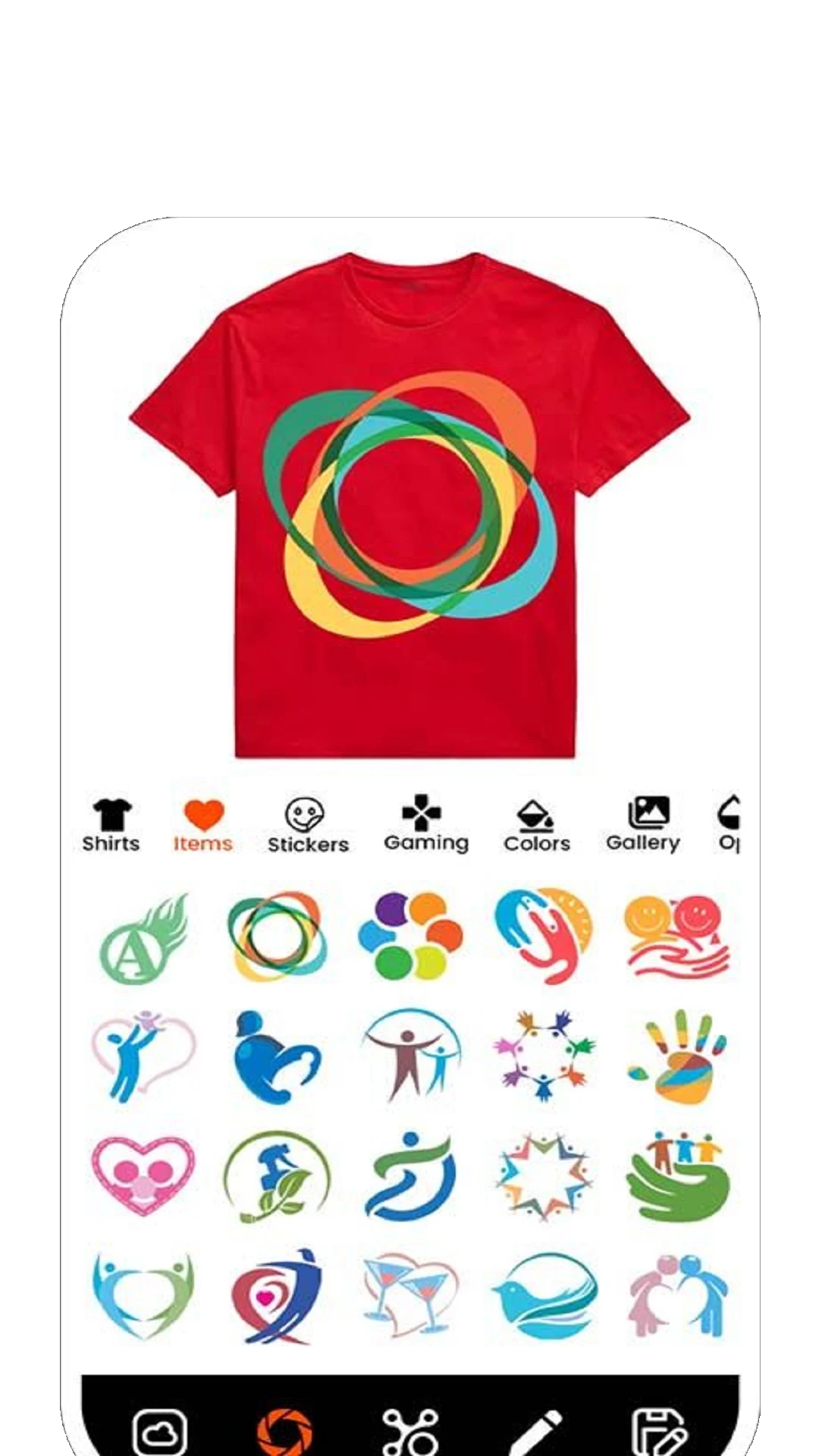 T-Shirt Design screenshot
